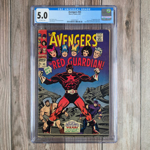Avengers #43 CGC 5.0 1st appearance of the Red Guardian, Alexi Shostakov, husband of the Black Widow (cert 5021)