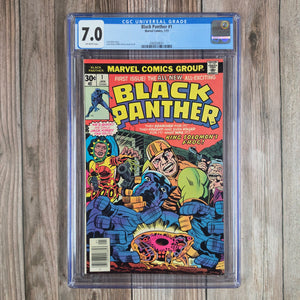 Black Panther #1 CGC 7.0 First ongoing Black Panther solo title (cert 8001)