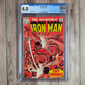 Iron Man #13 CGC 4.0 2nd appearance of the Controller (cert 6001)