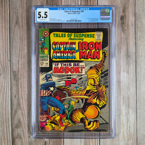 Tales of Suspense #94 CGC 5.5 1st appearance of M.O.D.O.K., a Mechanized Organism Designed Only for Killing (cert 5015)