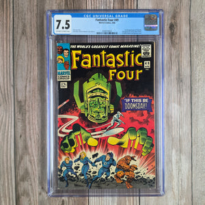 Fantastic Four #49 CGC 7.5 1st full appearance of Galactus (cert 9002)