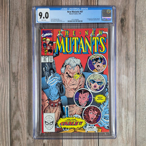 New Mutants #87 CGC 9.0 1st full appearance of Cable (cert 6009)