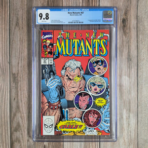 New Mutants #87 CGC 9.8 1st full appearance of Cable (cert 6010)