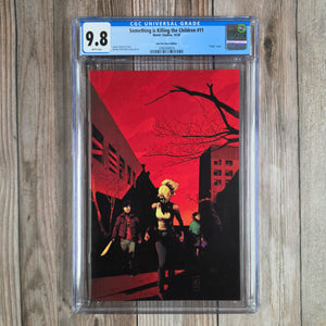 Something is Killing the Children #11 CGC 9.8 One-Per-Store Edition "Virgin" cover, 1st full appearance of the Old Dragon, the head of the Order of Saint George (cert 4010)