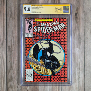 Amazing Spider-Man #300 CGC 9.6 WP SS Todd McFarlane, 1st full appearance of Venom (cert 4001)