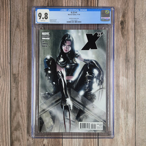X-23 #1 CGC 9.8 1:25 Dell'Otto Variant cover, X-23 fills in place of the now deceased wolverine (cert 8002)