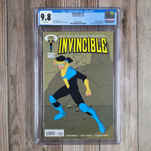 Invincible #1 CGC 9.8 WP 1st appearance of Invincible LOW PRINT RUN (Cert 4001)