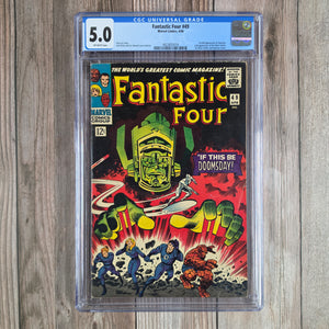 Fantastic Four #49 CGC 5.0 1st full appearance of Galactus, 1st cover and 2nd appearance of the Silver Surfer (Cert 5018) *