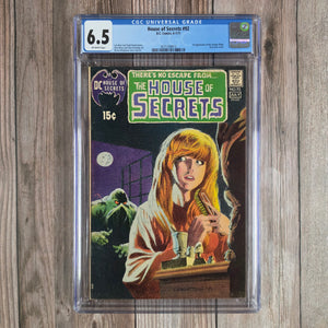 House of Secrets #92 CGC 6.5 1st Appearance of Swamp Thing (Cert 9013)