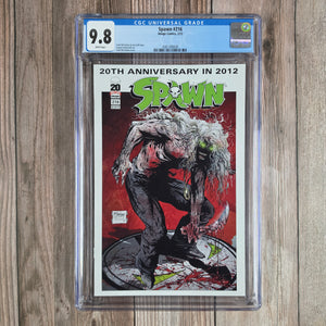 Spawn #216 CGC 9.8 WP Cover art by Todd McFarlane LOW PRINT (Cert 8009)