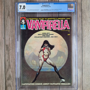 Vampirella #1 CGC 7.0 Cover Art by Frank Frazetta 1st Appearance of Vampirella (Cert 4001)