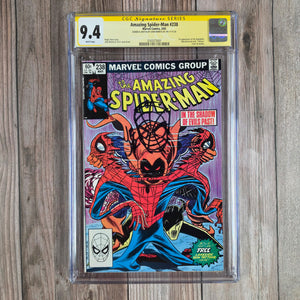 Amazing Spider-Man #238 CGC 9.4 WP SS John Romita Jr., 1st appearance of the Hobgoblin, Roderick Kingsley (cert 5001)