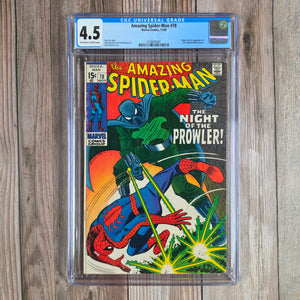 Amazing Spider-Man #78 CGC 4.5 1st appearance of the Prowler, Hobie Brown (cert 5001)
