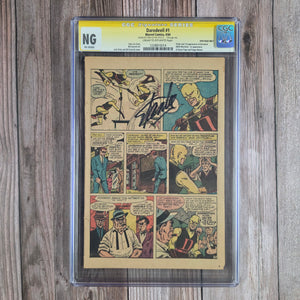 Daredevil #1 CGC NG 10th Page Only, SS Stan Lee, Origin and 1st appearance of Daredevil  (Matt Murdock) (cert 0014)