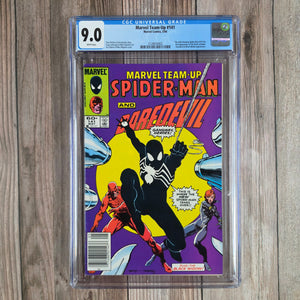 Marvel Team-Up #141 CGC 9.0 WP 2nd appearance of Spider-Man's black costume, tied with Spectacular Spider-Man #90 (cert 4002)