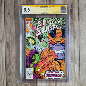 Silver Surfer #v3 #44 CGC 9.6 WP SS Jim Stalin, Debut of the Infinity Gauntlet (cert 3002)