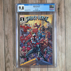 Spider-Verse #1 CGC 9.8 Walmart Edition, 1st appearance of Spider-Zero (cert 1007)