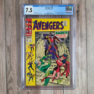 Avengers #47 CGC 7.5 1st appearance of Dane Whitman, becomes the third Black Knight (cert 7003)