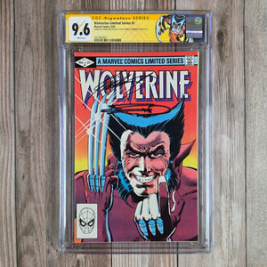 Wolverine Limited Series #1 CGC 9.6 WP SS Frank Miller, Chris Claremont, First solo Wolverine title (cert 5001)