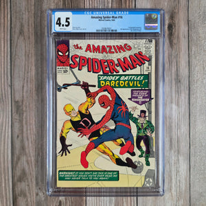 Amazing Spider-Man #16 CGC 4.5 WP First meeting of Spider-Man and Daredevil (cert 6021)