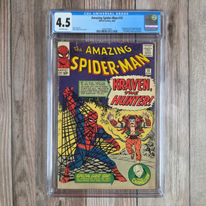 Amazing Spider-Man #15 CGC 4.5 1st appearance of Kraven the Hunter (cert 4003)