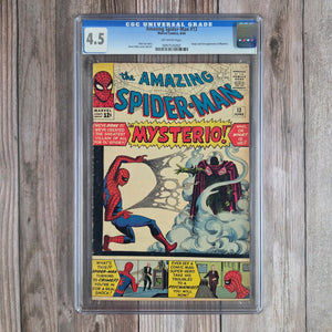 Amazing Spider-Man #13 CGC 4.5 1st appearance of Mysterio (cert 6002)