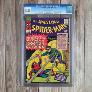 Amazing Spider-Man #11 CGC 4.0 2nd appearance of Dr. Octopus (cert 9005)