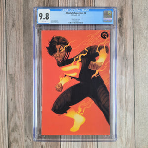 Absolute Superman #4 CGC 9.8 WP 1:50 David Talaski Variant Cover Introduction of Jimmy Olsen, Omega Alpha of the Omega Men, Introduction of General Lane and 1st Appearance of Omega Prime aka Primus (Cert 5021)