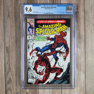 Amazing Spider-Man #361 CGC 9.6 WP 1st full appearance of Carnage  (Cert 5025)