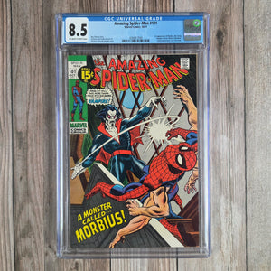 Amazing Spider-Man #101 CGC 8.5 1st appearance of Morbius the Living Vampire (Cert 7004)