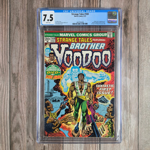 Strange Tales #169 CGC 7.5 WP 1st appearance of Brother Voodoo (Jericho Drumm) and Daniel Drumm (Cert 3008)