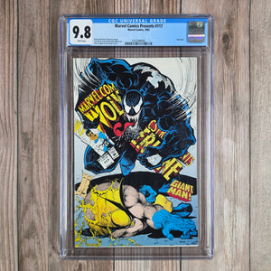 Marvel Comics Presents #117 CGC 9.8 WP 1st Meeting and Battle of Wolverine and Venom, 1st Appearance of Ravage 2099 in Preview, Flipbook Edition (Cert 8006)