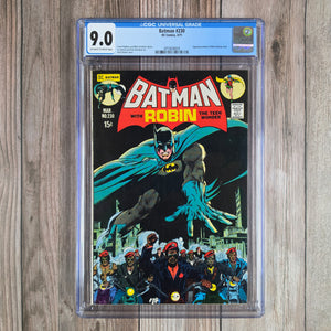 Batman #230 CGC 9.0 CLASSIC Neal Adams Cover Superman Cameo in Robin Backup Story (Cert 8010)