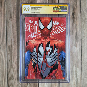 Amazing Spider-Man #31 CGC 9.9 SS Tyler Kirkham, Kirkham Variant Cover, 1st appearance of Mary Jane as Jackpot (cert 3010)