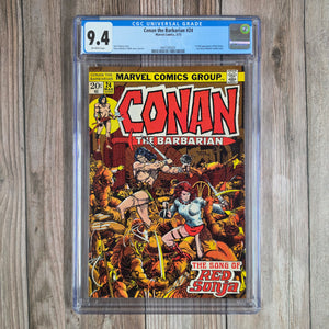 Conan the Barbarian #24 CGC 9.4 1st cover and 2nd appearance of Red Sonja (cert 5001)