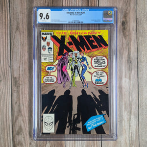 Uncanny X-Men #244 CGC 9.6 WP 1st appearance of Jubilee, a Chinese-American teenager with the ability to emit fireworks from her fingers (cert 6005)