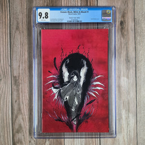 Venom: Black, White, & Blood #1 CGC 9.8 1:100 Momoko "Virgin" Edition, Peach Momoko cover (cert 6003)