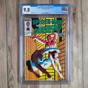 Spider-Man and Daredevil #1 CGC 9.8 WP Special Edition (cert 7007)