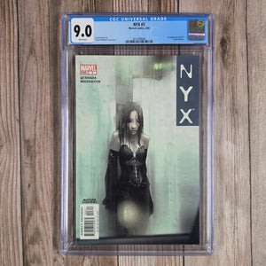 Nyx #3 CGC 9.0 1st appearance of X-23, Laura Kinney (cert 9006)*