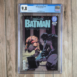Absolute Batman #10 CGC 9.8 Waylon Jones introduced as Killer Croc (cert 1017)