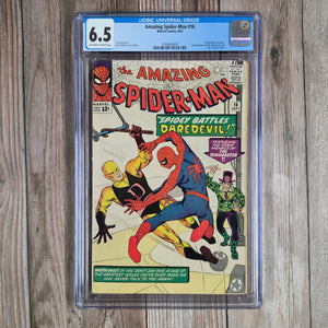 Amazing Spider-Man #16 CGC 6.5 First meeting of Spider-Man and Daredevil (cert 8004)