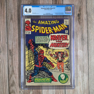Amazing Spider-Man #15 CGC 4.0 WP 1st appearance of Kraven the Hunter (cert 8003)