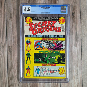 Secret Origins #2 CGC 6.5 Super collection of sought after stories (cert 1008)