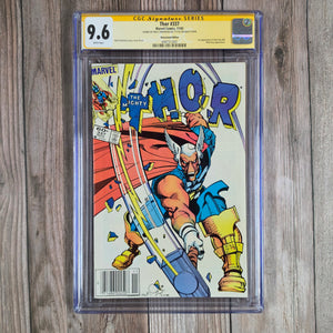 Thor #337 CGC 9.6 WP Newsstand Edition, SS Walt Simonson, 1st appearance of Beta Ray Bill, a Korbinite alien worthy of picking up Mjolnir (cert 2001)
