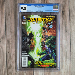 Justice League #31 CGC 9.8 1st full appearance of Jessica Cruz (cert 7009)