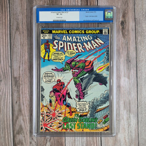 Amazing Spider-Man #122 CGC 7.5 Death of Green Goblin, later revealed to be alive in Spider-Man #75 (1996) (cert 6012)