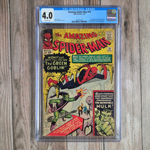 Amazing Spider-Man #14 CGC 4.0 1st appearance of the Green Goblin (cert 9019)