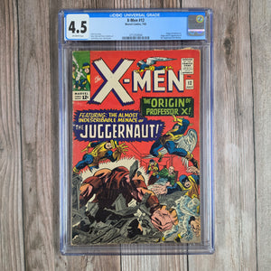 X-Men #12 CGC 4.5 1st appearance of Hazard, a mutant with the ability to control plasma (cert 0004)