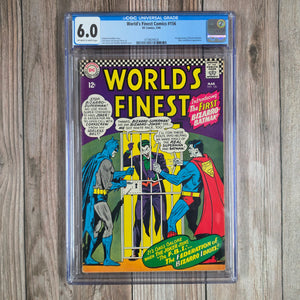 World's Finest Comics #156 CGC 6.0 1st appearance of Bizarro Batman (cert 9024)