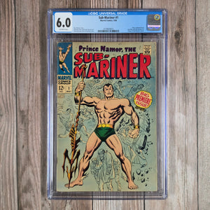 Sub-Mariner #1 CGC 6.0 First Namor solo series in the Silver Age (cert 9015)